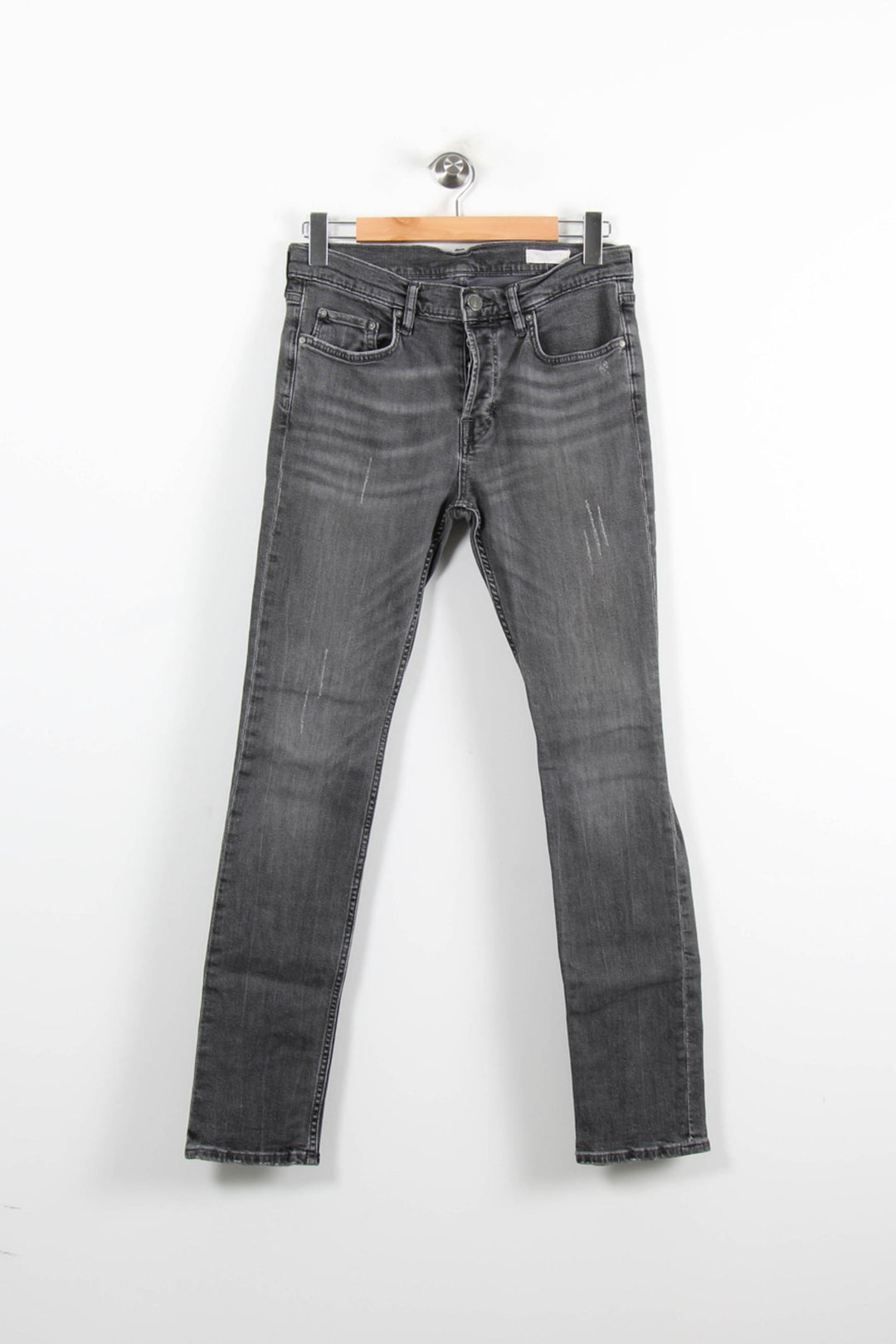 Jean Slim Gris - Taille M/38 de la marque All Saints | PARAD76434 - Vendu par Paradigme - Image 2