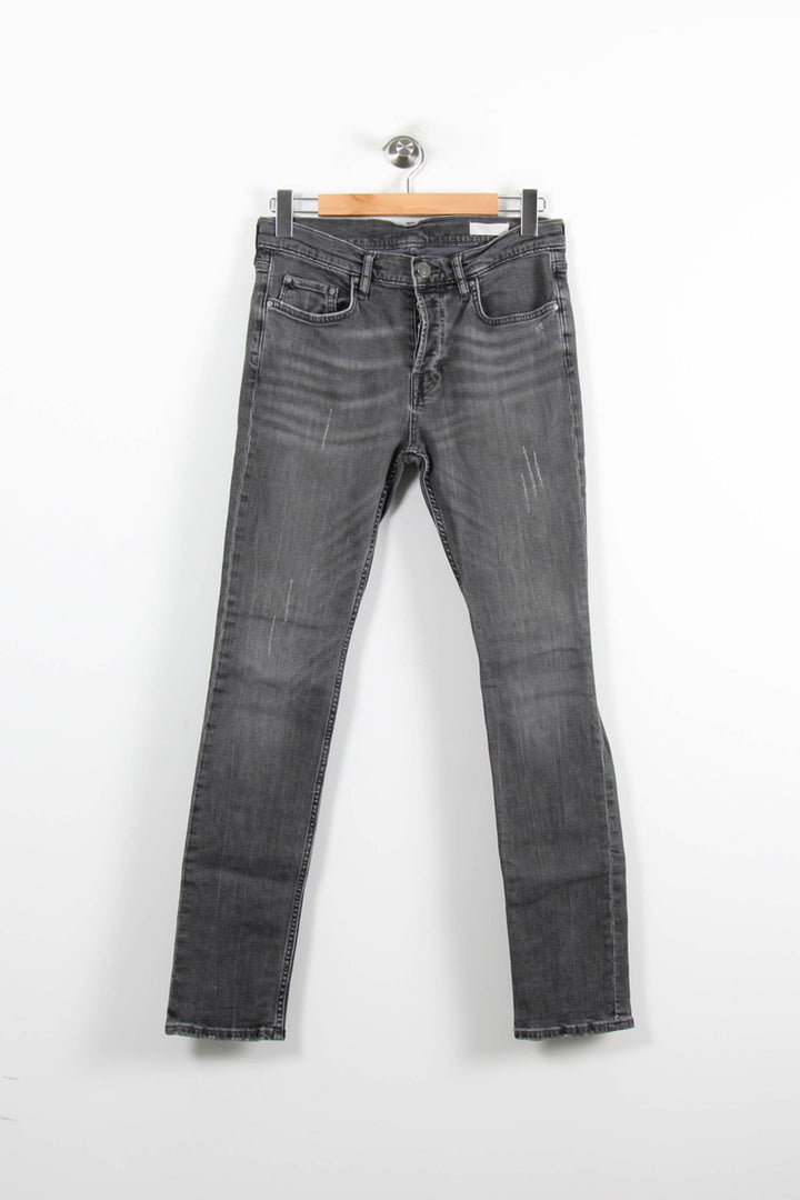 Jean Slim Gris - Taille M/38 de la marque All Saints | PARAD76434 - Vendu par Paradigme - Image 2