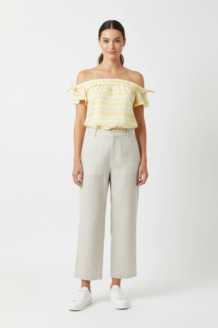Top Jaune et Blanc - Taille XL/42 de la marque La Redoute Collections | PARAD76453 - Vendu par Paradigme - Image 1