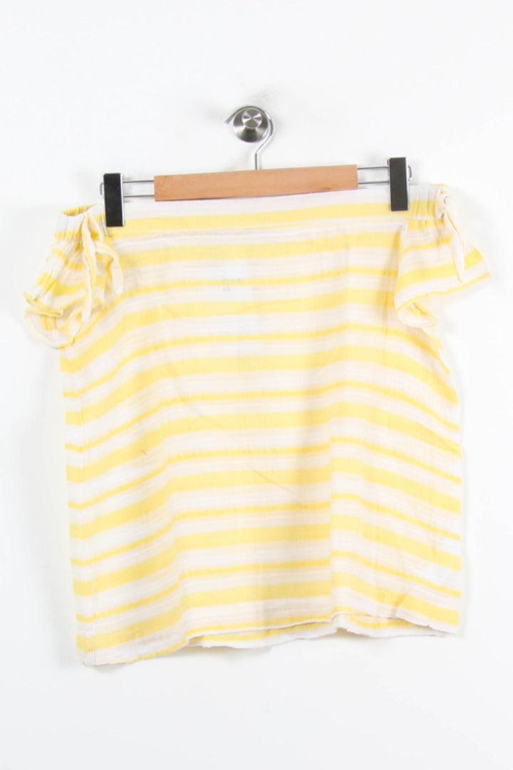 Top Jaune et Blanc - Taille XL/42 de la marque La Redoute Collections | PARAD76453 - Vendu par Paradigme - Image 2