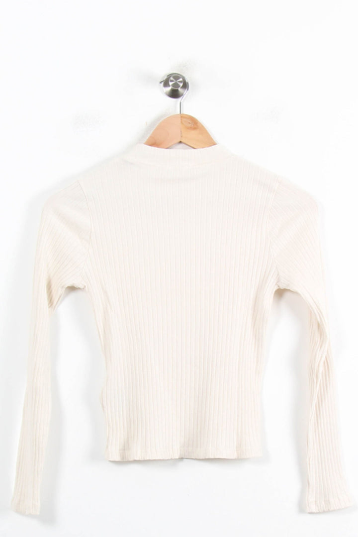 T-shirt Manche Longue Blanc - Taille XS/34 de la marque ba&sh | PARAD76459 - Vendu par Paradigme - Image 4