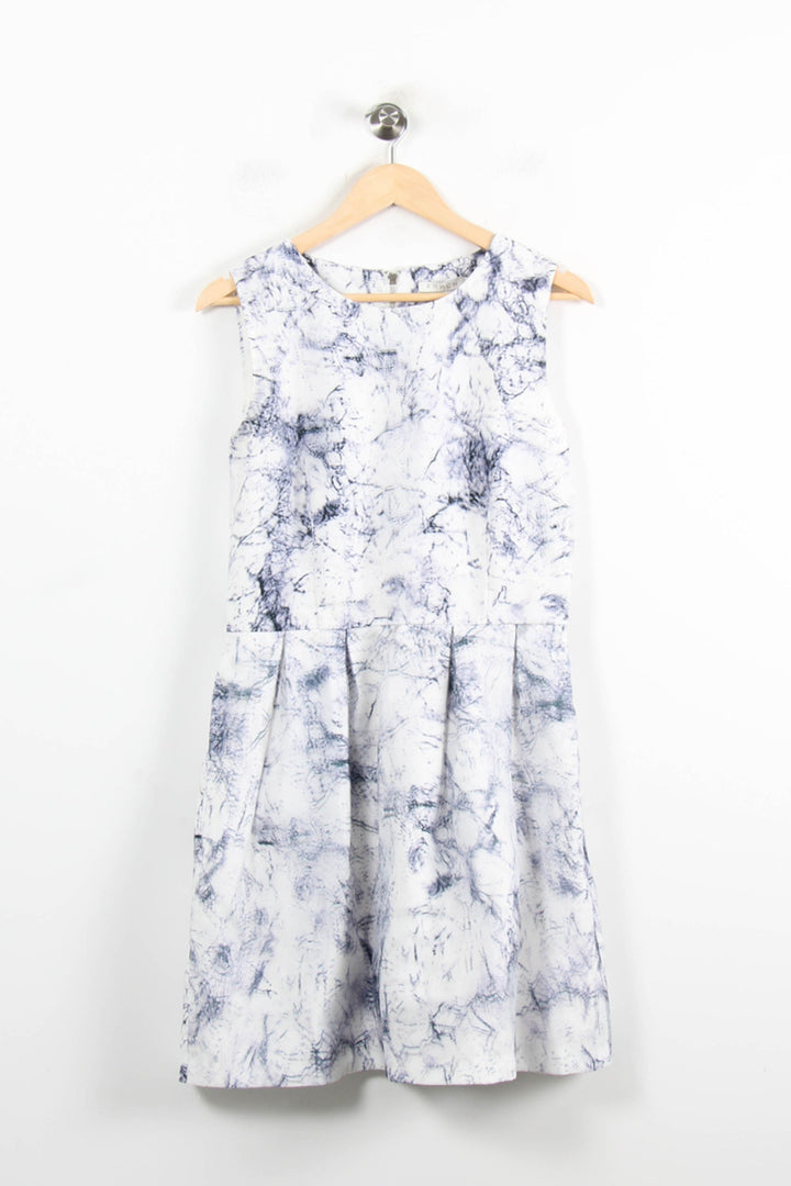 Robe Sans Manches Blanche et Bleue - Taille L/40 de la marque FRNCH | PARAD76463 - Vendu par Paradigme - Image 2
