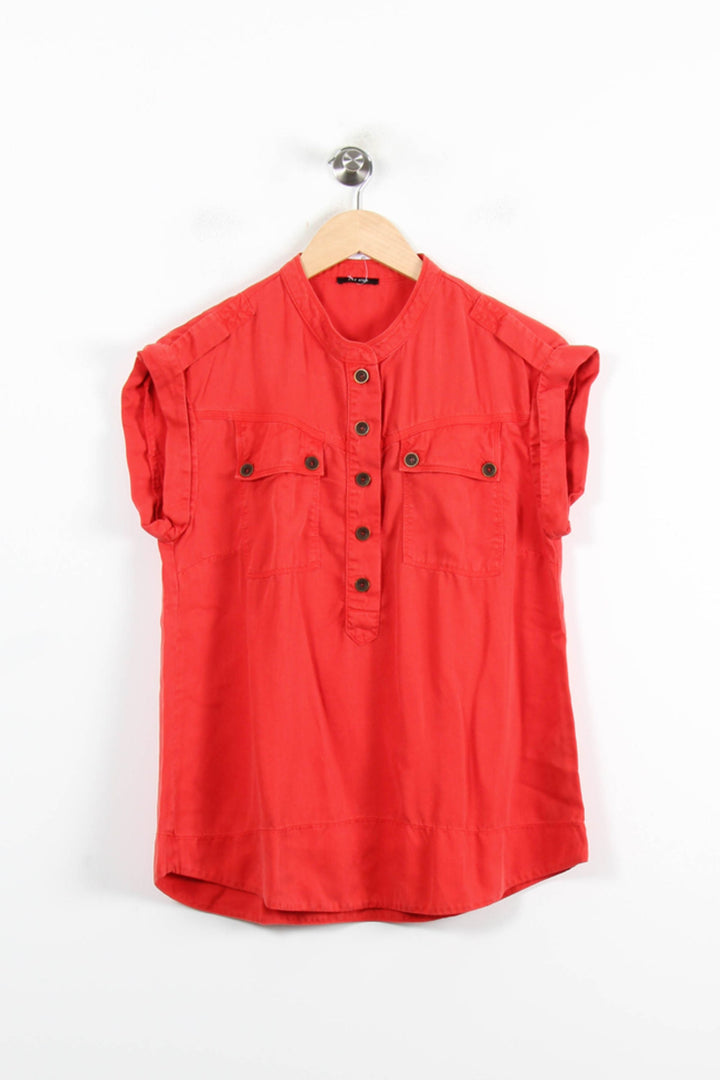 Chemise Manche Courte Orange - Taille L/40 de la marque One Step | PARAD76465 - Vendu par Paradigme - Image 2