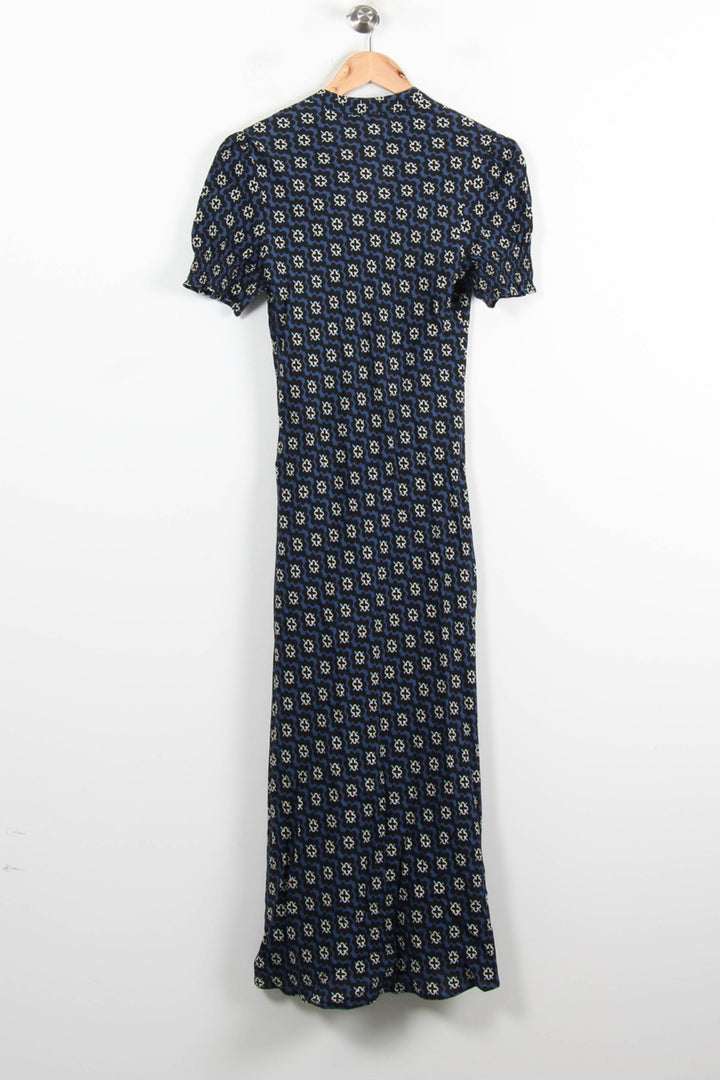 Robe Longue Bleu et Blanc - Taille S/36 de la marque Ines de la Fressange Paris | PARAD76471 - Vendu par Paradigme - Image 4