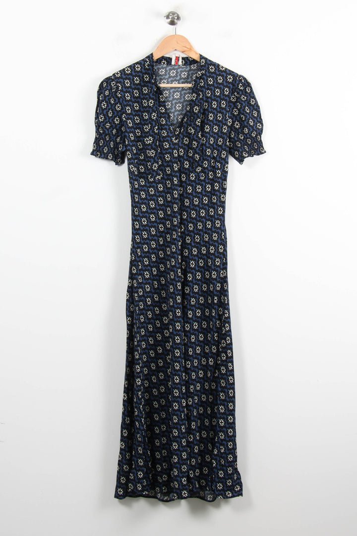 Robe Longue Bleu et Blanc - Taille S/36 de la marque Ines de la Fressange Paris | PARAD76471 - Vendu par Paradigme - Image 2