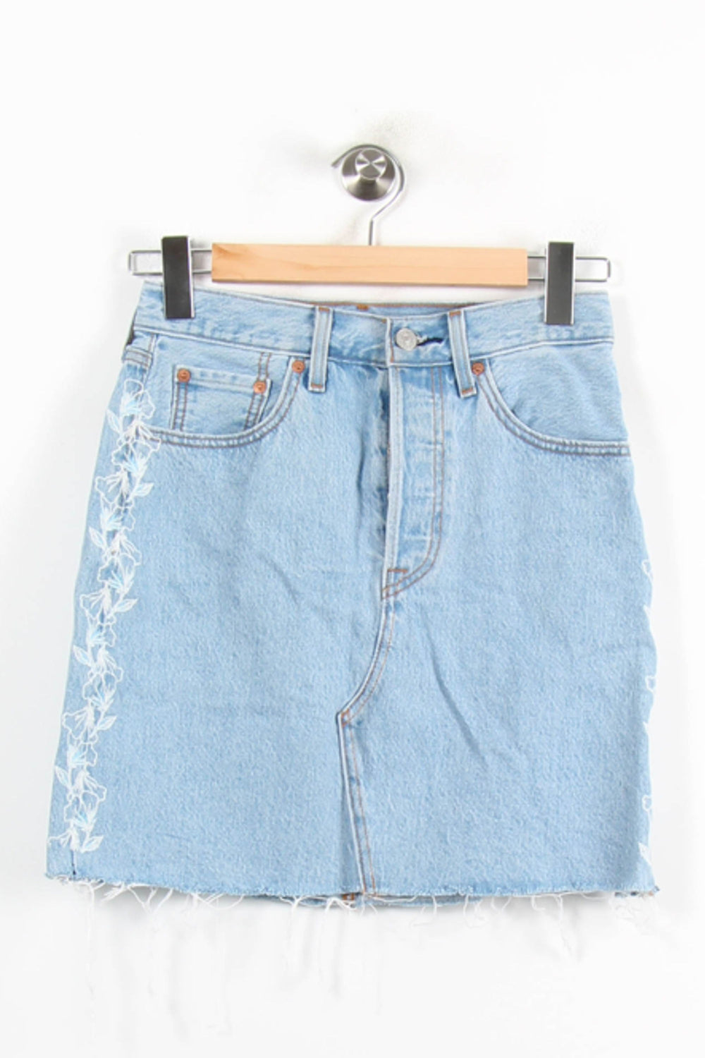 Jupe en Jean Bleue - Taille XS/34 de la marque Levi's | PARAD76472 - Vendu par Paradigme - Image 2