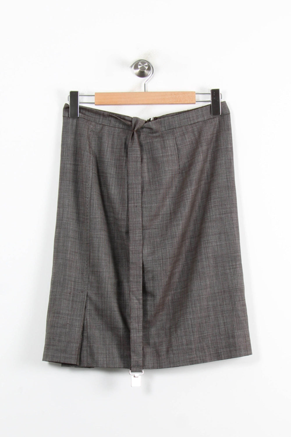 Jupe Droite Marron - Taille XL/42 de la marque Max Mara | PARAD76484 - Vendu par Paradigme - Image 2