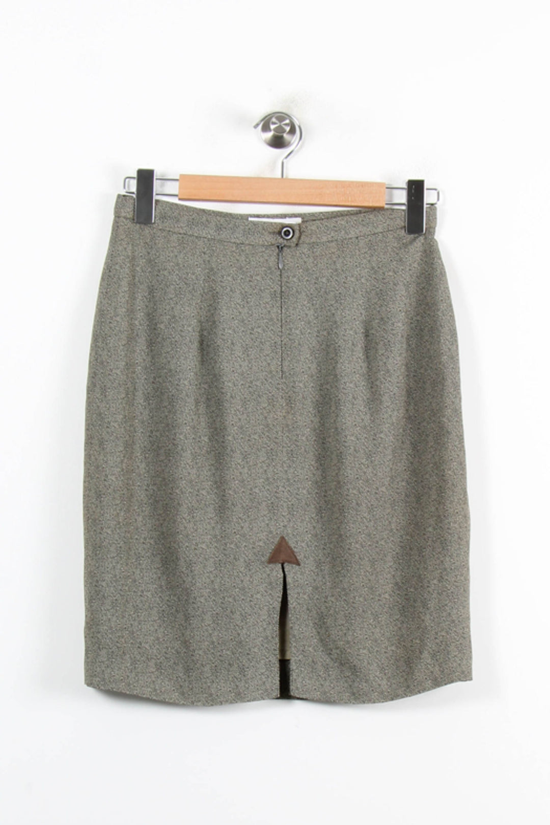 Jupe Crayon Grise - Taille L/40 de la marque Max Mara | PARAD76485 - Vendu par Paradigme - Image 2