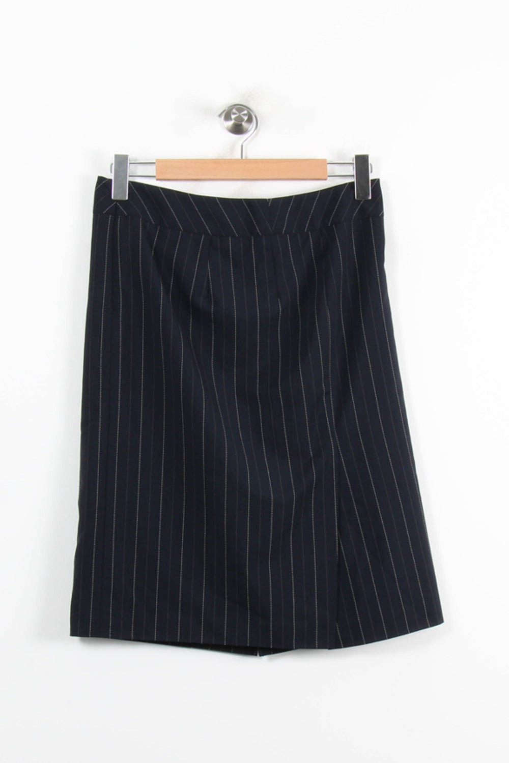 Jupe Crayon Bleue à Rayures - Taille L/40 de la marque Max Mara | PARAD76487 - Vendu par Paradigme - Image 2