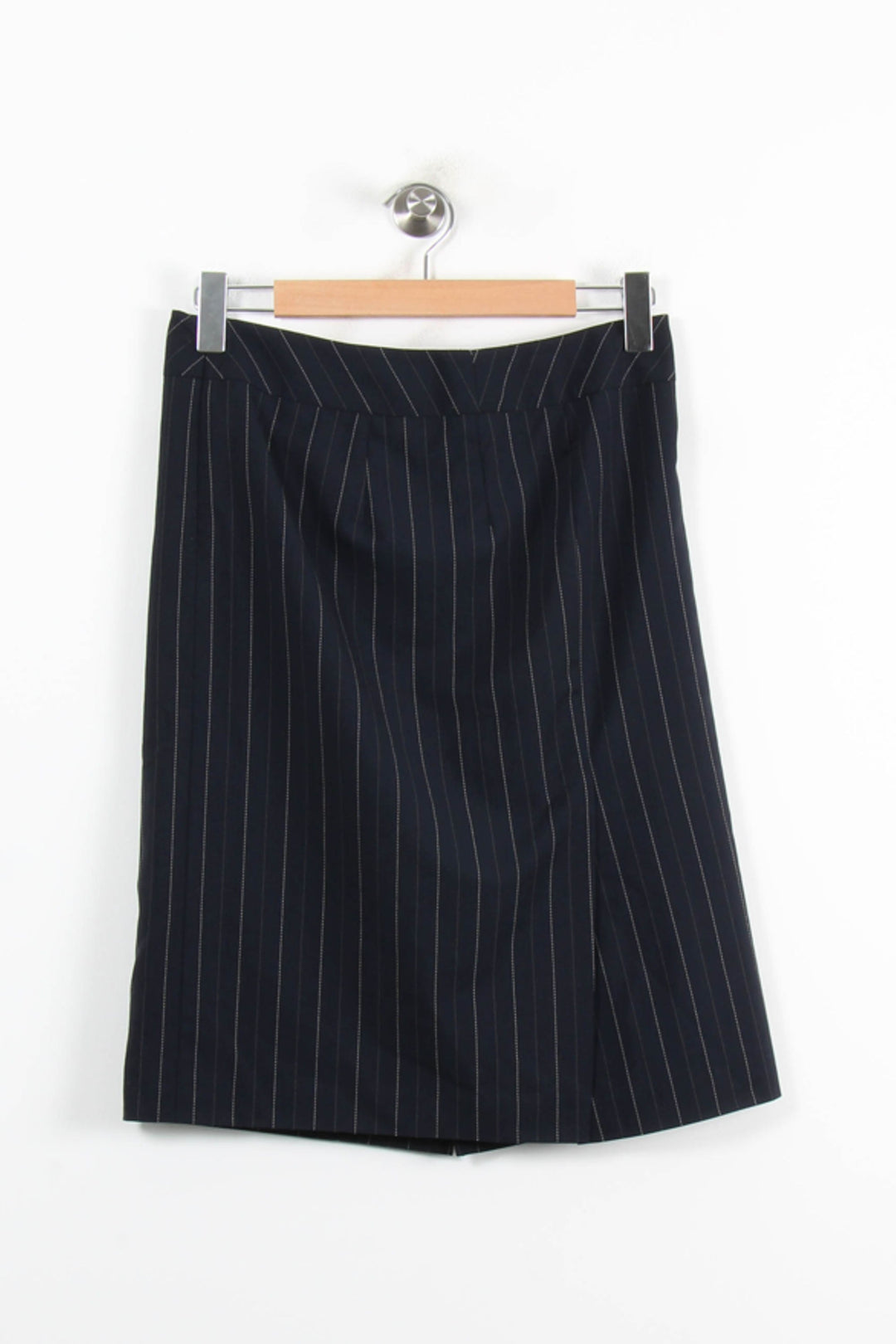 Jupe Crayon Bleue à Rayures - Taille L/40 de la marque Max Mara | PARAD76487 - Vendu par Paradigme - Image 2