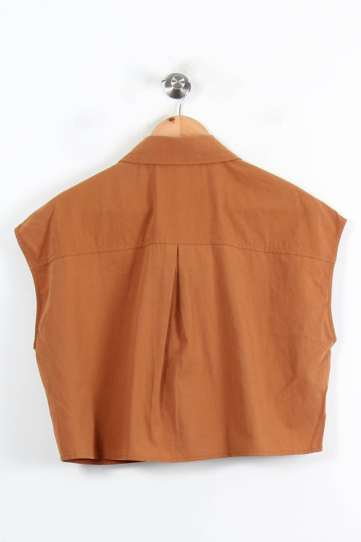 Chemise Sans Manches Orange - Taille XS/34 de la marque Grace & Mila | PARAD76488 - Vendu par Paradigme - Image 4