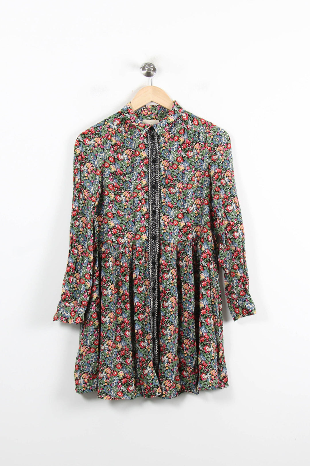Robe Fleurie Multicolore - Taille XS/34 de la marque Sézane | PARAD76491 - Vendu par Paradigme - Image 2