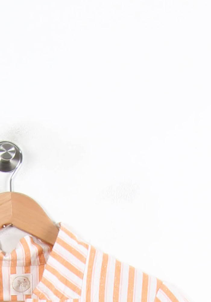Combishort Orange et Blanc - Taille XS/34 de la marque Des petits hauts | PARAD76496 - Vendu par Paradigme - Image 3