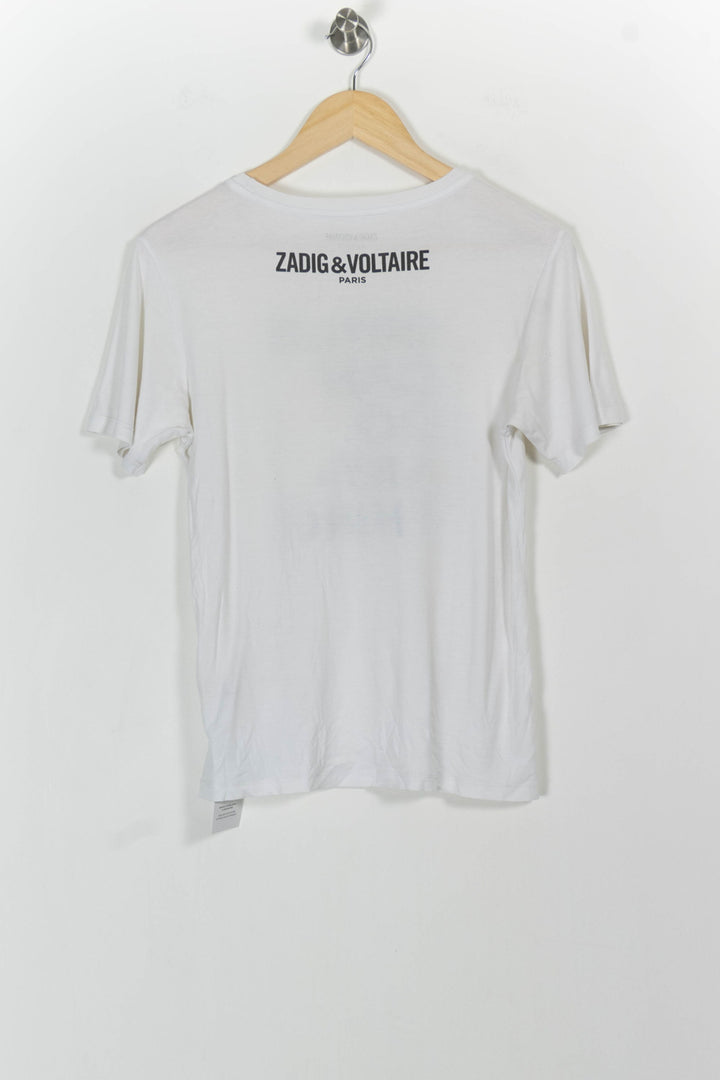 Tee-shirt Blanc - Taille XS/34 de la marque Zadig&Voltaire | PARAD76499 - Vendu par Paradigme - Image 4