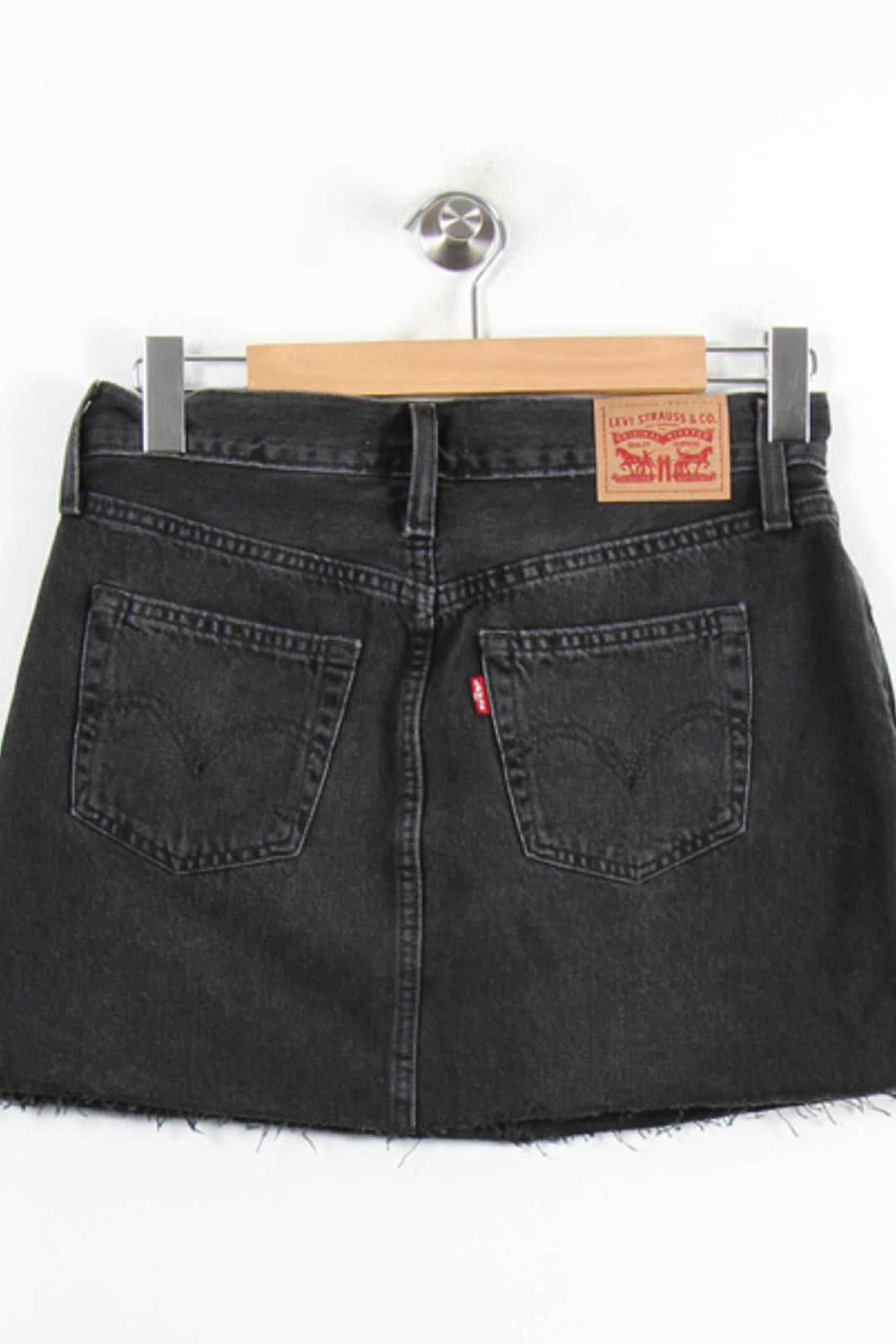 Jupe en Jean Grise - Taille M/38 de la marque Levi's | PARAD76502 - Vendu par Paradigme - Image 4