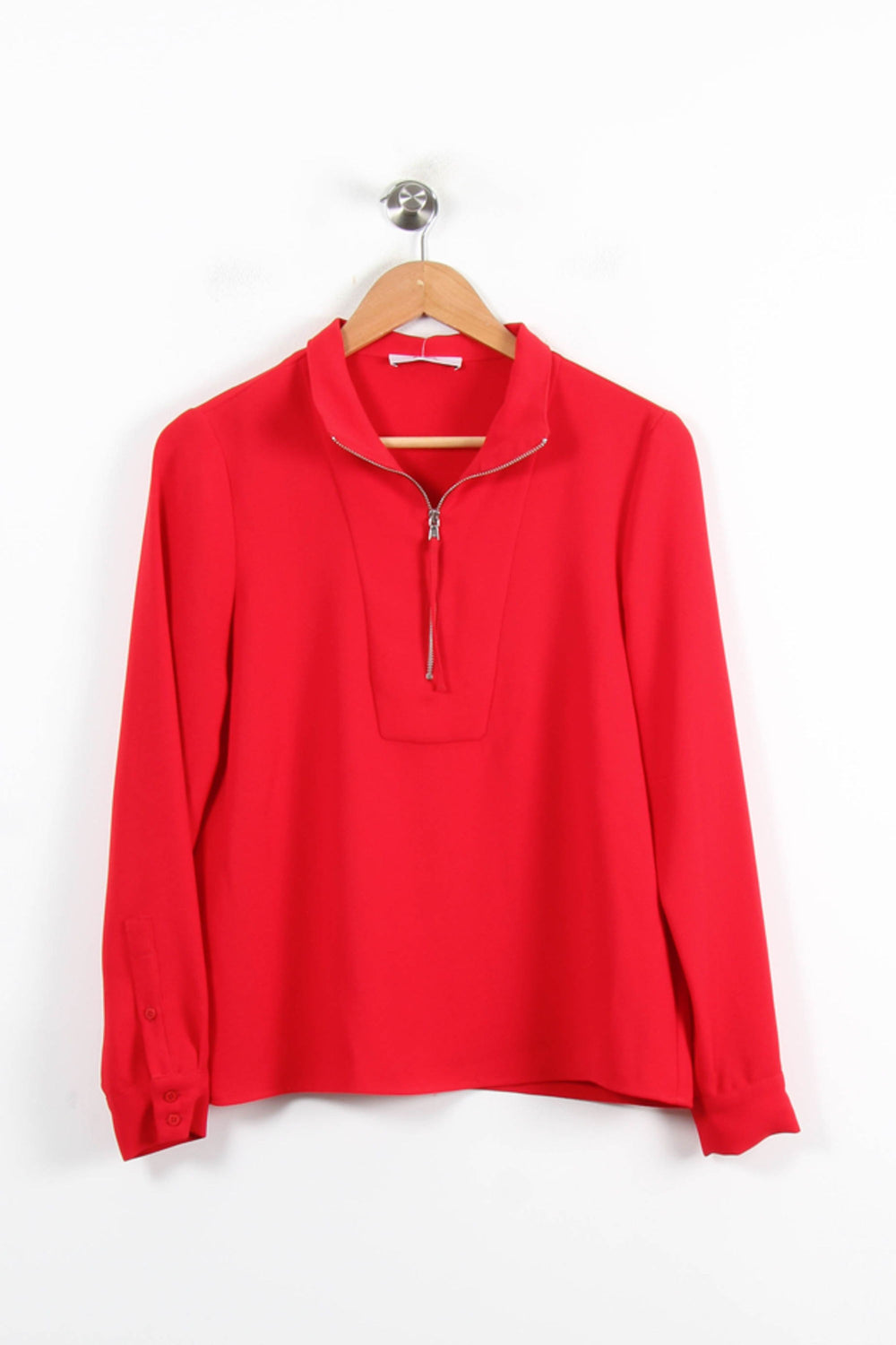 Blouse Rouge - Taille S/36 de la marque ZAPA | PARAD76506 - Vendu par Paradigme - Image 2