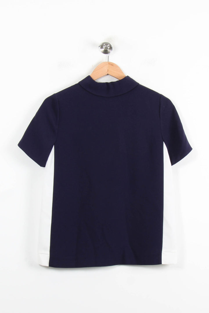 Polo Bleu et Blanc - Taille S/36 de la marque ZAPA | PARAD76508 - Vendu par Paradigme - Image 4