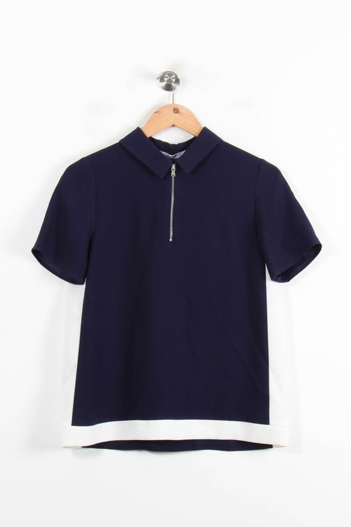 Polo Bleu et Blanc - Taille S/36 de la marque ZAPA | PARAD76508 - Vendu par Paradigme - Image 2