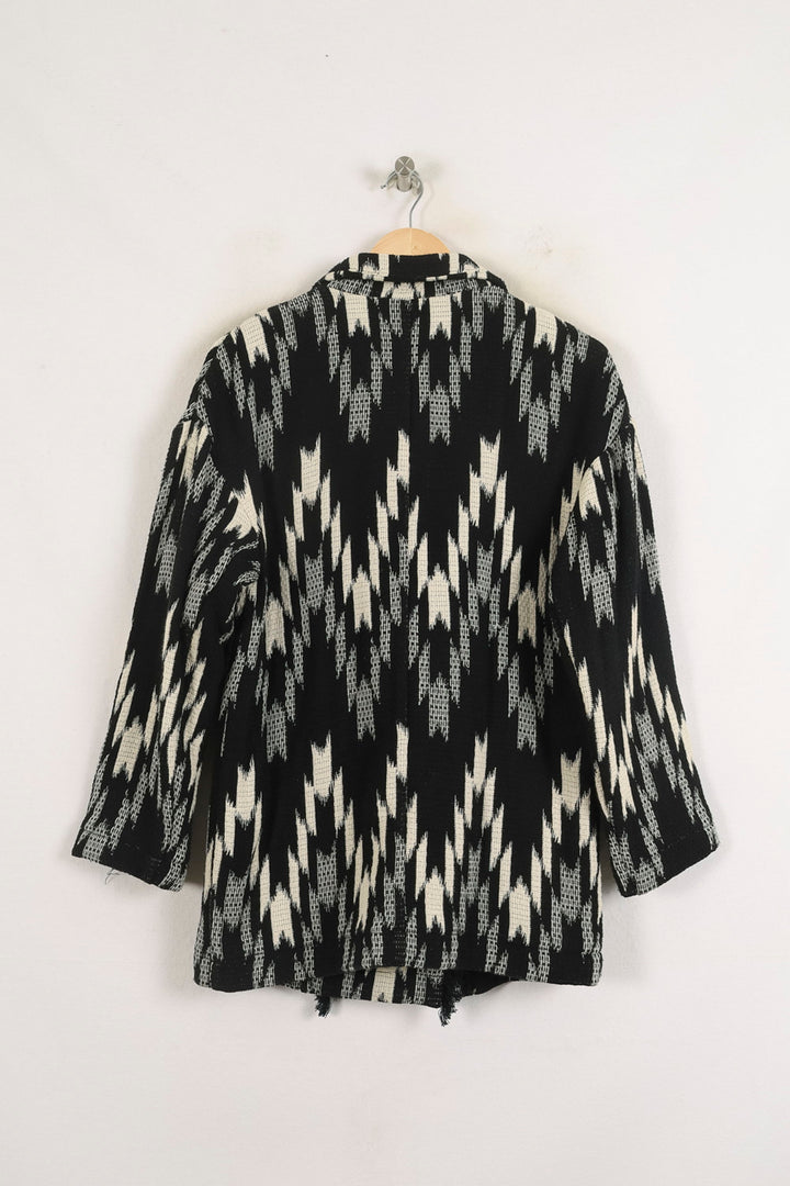 Manteau Noir et Blanc - Taille S/36 de la marque IKKS | PARAD76513 - Vendu par Paradigme - Image 4