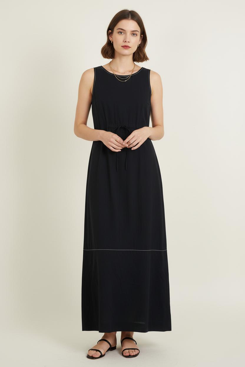 Robe Longue Noire - Taille M/38 de la marque Maison 123 | PARAD76515 - Vendu par Paradigme - Image 1