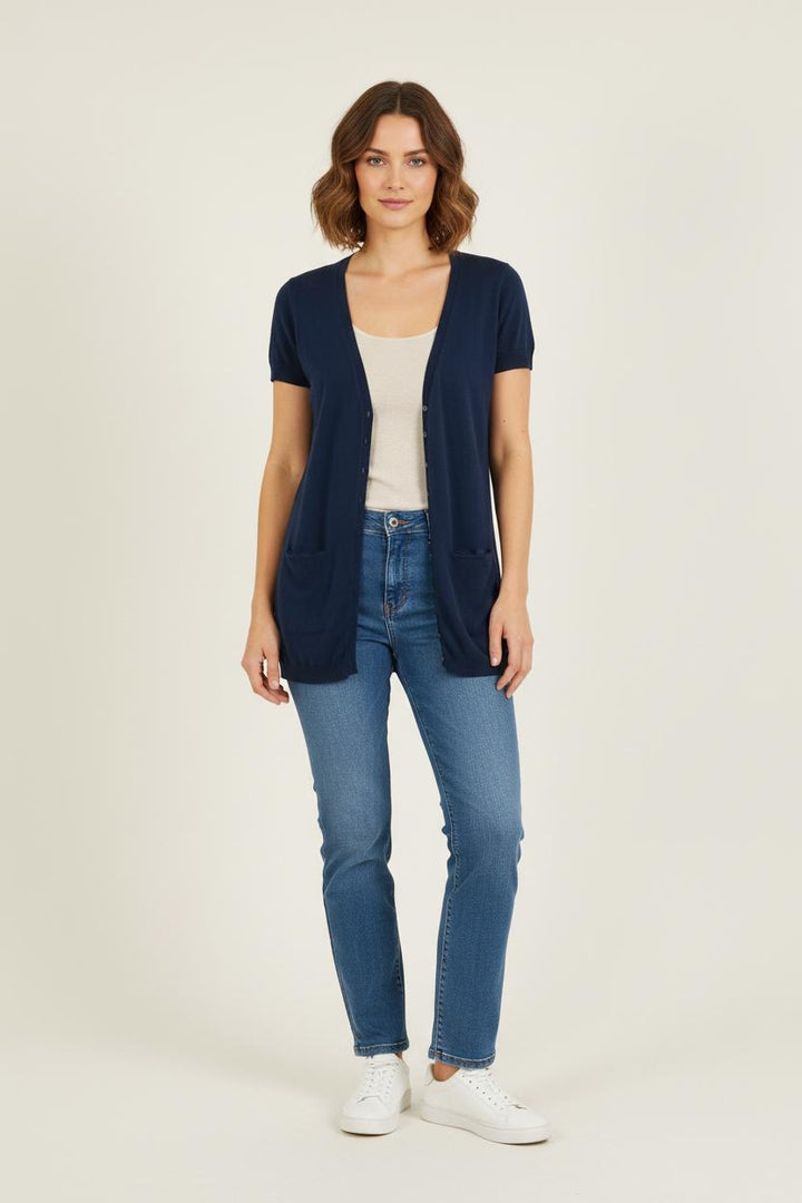 Cardigan Bleu - Taille S/36 de la marque Sud express | PARAD76523 - Vendu par Paradigme - Image 1