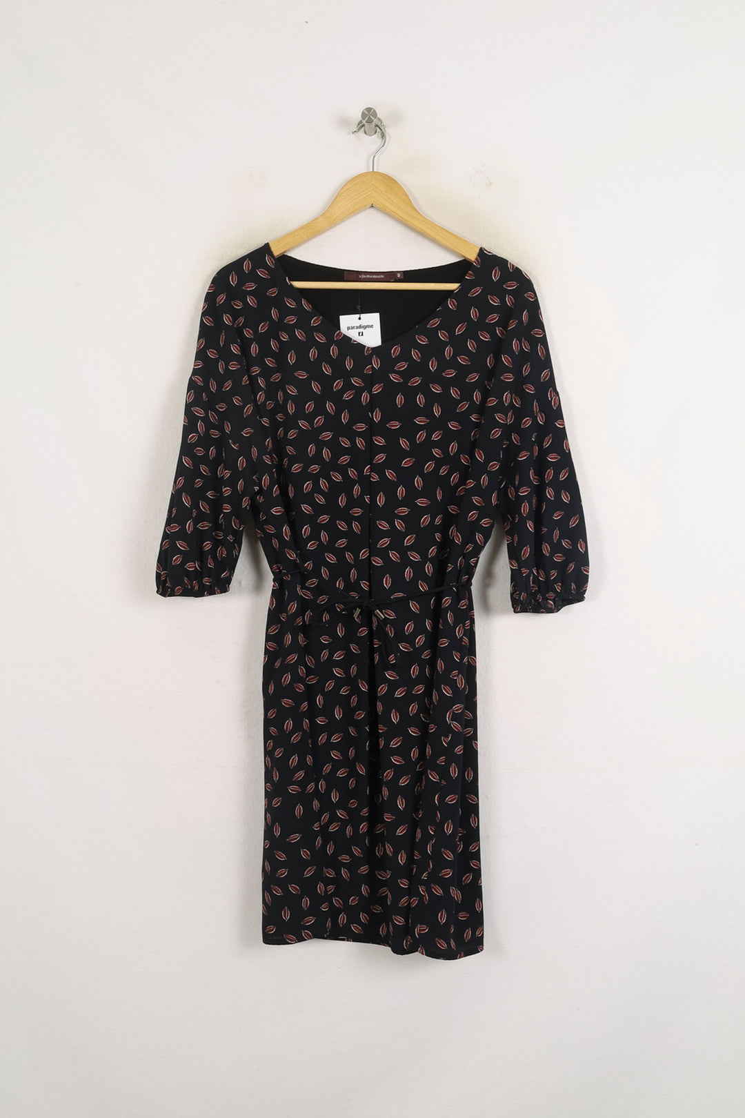 Robe Noire à Motifs - Taille XL/42 de la marque La Fée Maraboutée | PARAD76524 - Vendu par Paradigme - Image 2