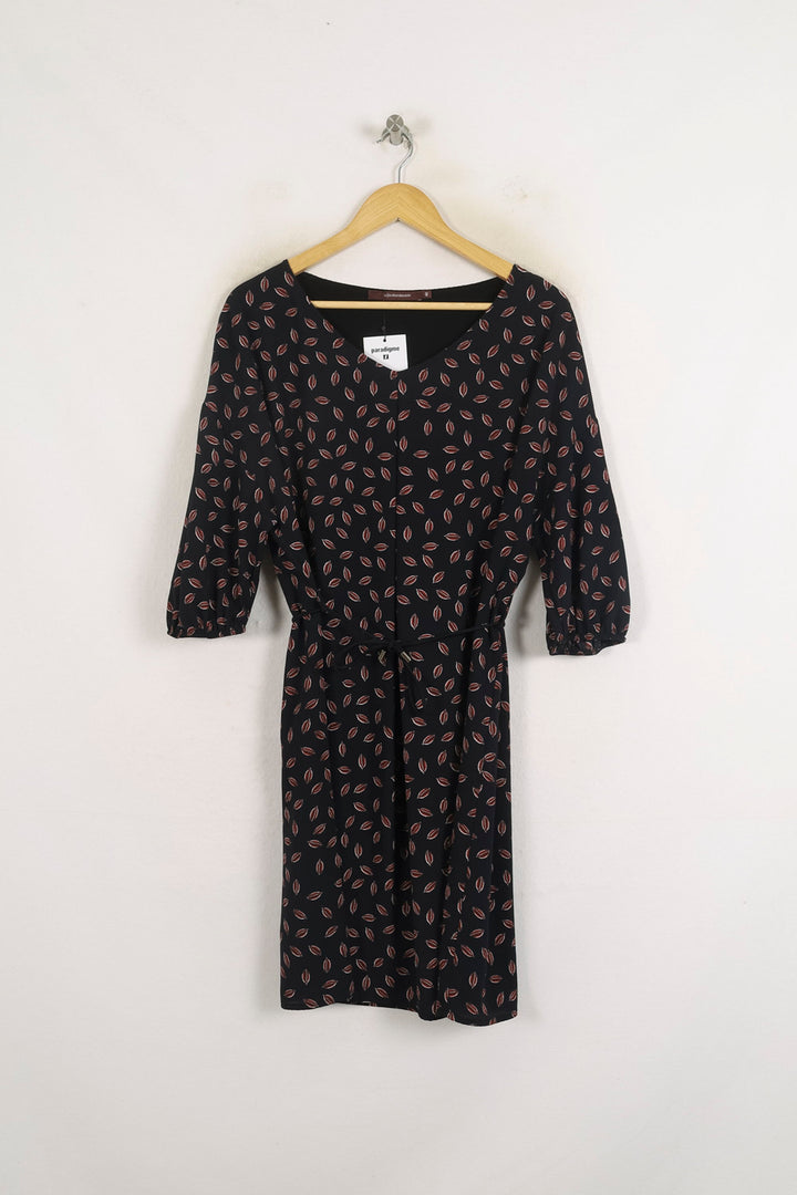 Robe Noire à Motifs - Taille XL/42 de la marque La Fée Maraboutée | PARAD76524 - Vendu par Paradigme - Image 2