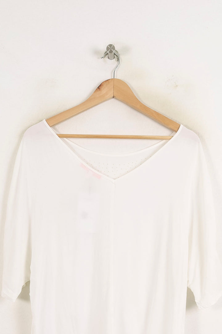Blouse Blanche - Taille L/40 de la marque La Fée Maraboutée | PARAD76528 - Vendu par Paradigme - Image 4