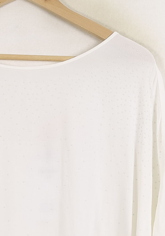 Blouse Blanche - Taille L/40 de la marque La Fée Maraboutée | PARAD76528 - Vendu par Paradigme - Image 3