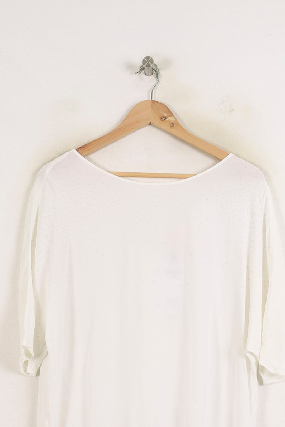 Blouse Blanche - Taille L/40 de la marque La Fée Maraboutée | PARAD76528 - Vendu par Paradigme - Image 2