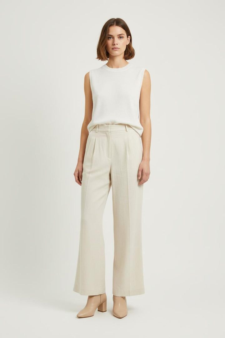 Pantalon Large Beige - Taille M/38 de la marque Laura Laval | PARAD76530 - Vendu par Paradigme - Image 1