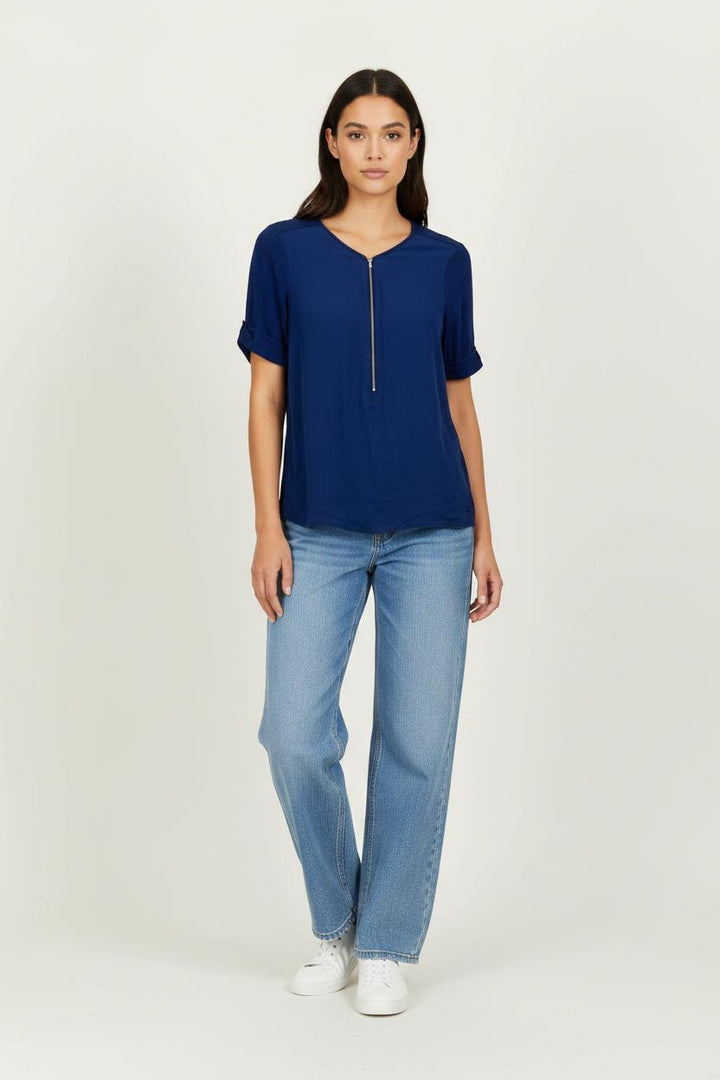 Blouse Bleue - Taille M/38 de la marque The Kooples - Sport | PARAD76547 - Vendu par Paradigme - Image 1