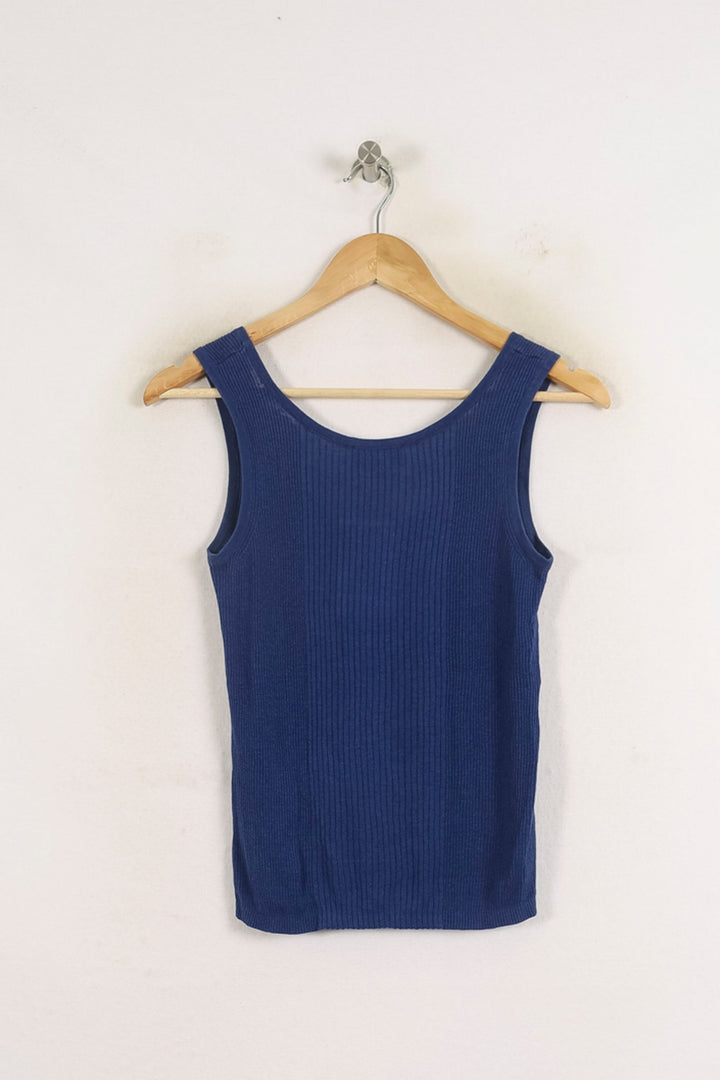 Débardeur Bleu - Taille M/38 de la marque Agnès b. | PARAD76549 - Vendu par Paradigme - Image 4