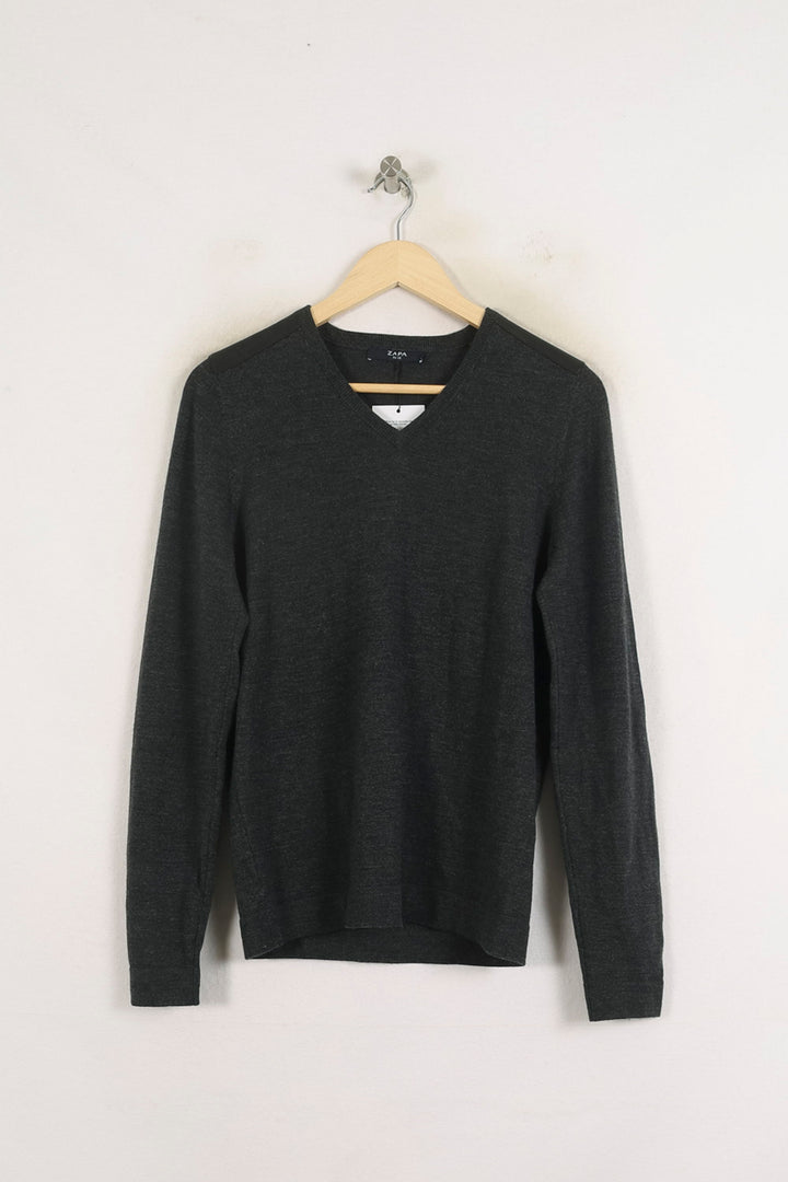 Pull Gris - Taille S/36 de la marque ZAPA | PARAD76551 - Vendu par Paradigme - Image 2