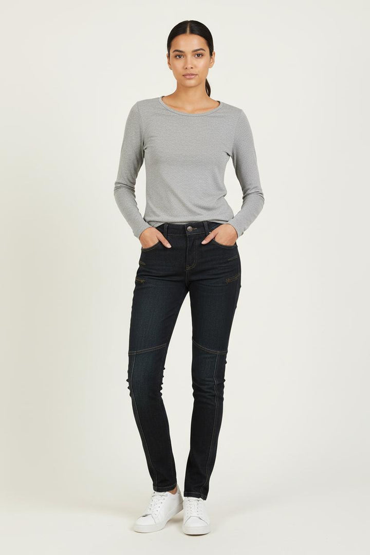 Jean Slim Bleu - Taille XS/34 de la marque IKKS | PARAD76560 - Vendu par Paradigme - Image 1