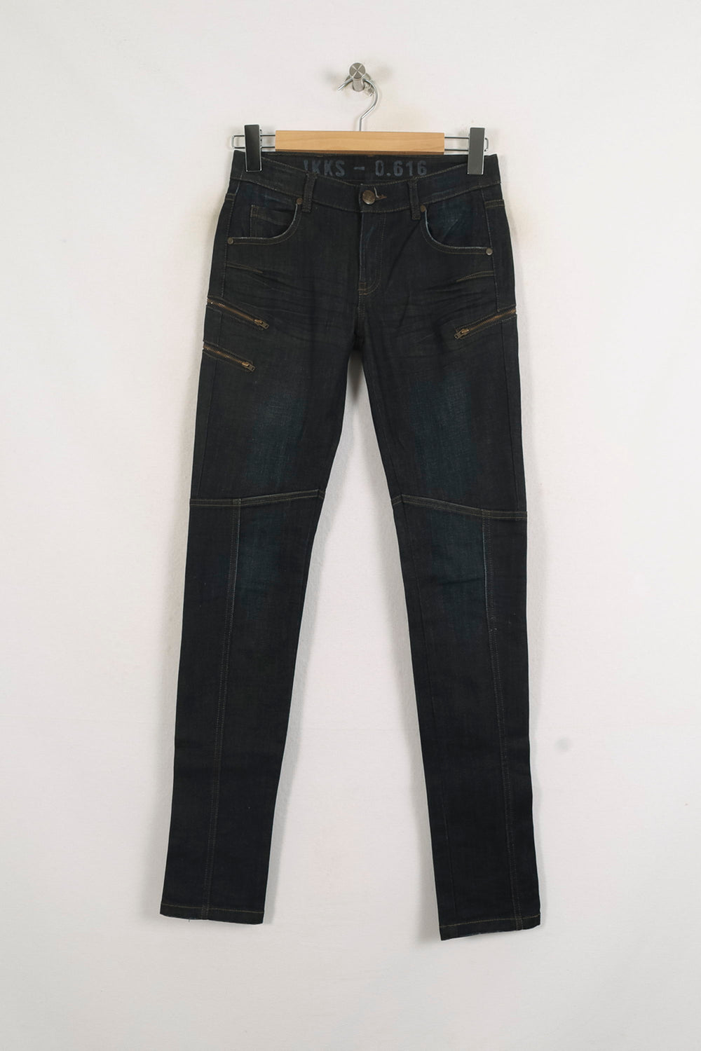 Jean Slim Bleu - Taille XS/34 de la marque IKKS | PARAD76560 - Vendu par Paradigme - Image 2