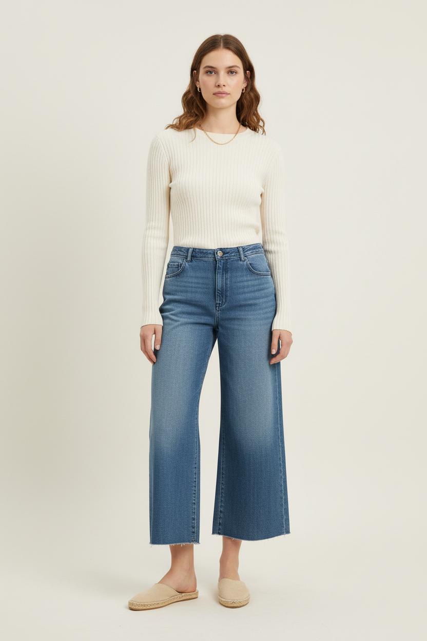 Jean Large Bleu - Taille L/40 de la marque Léon & Harper | PARAD76565 - Vendu par Paradigme - Image 1