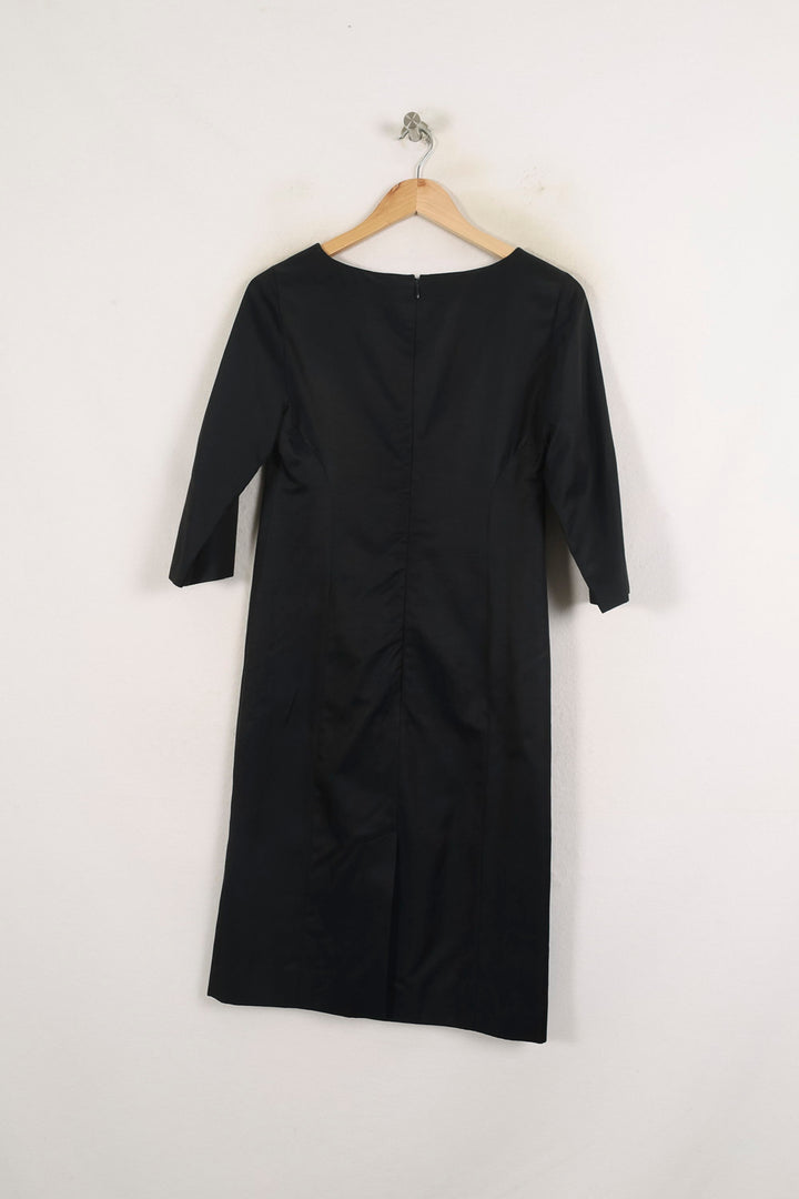 Robe Droite Bleue - Taille S/36 de la marque Ines de la Fressange Paris | PARAD76569 - Vendu par Paradigme - Image 4