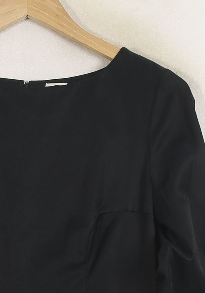 Robe Droite Bleue - Taille S/36 de la marque Ines de la Fressange Paris | PARAD76569 - Vendu par Paradigme - Image 3