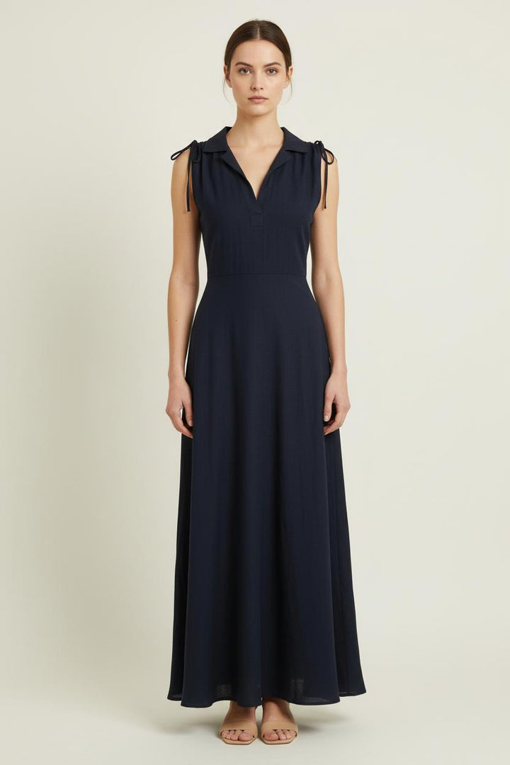Robe Longue Bleue - Taille S/36 de la marque Ines de la Fressange Paris | PARAD76570 - Vendu par Paradigme - Image 1