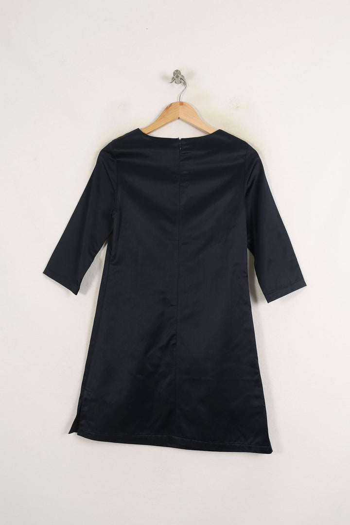 Robe Droite Bleue - Taille S/36 de la marque Ines de la Fressange Paris | PARAD76571 - Vendu par Paradigme - Image 4