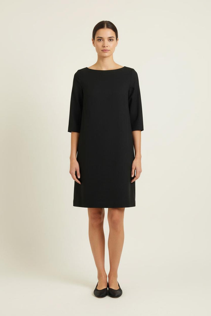 Robe Droite Noire - Taille S/36 de la marque Ines de la Fressange Paris | PARAD76572 - Vendu par Paradigme - Image 1