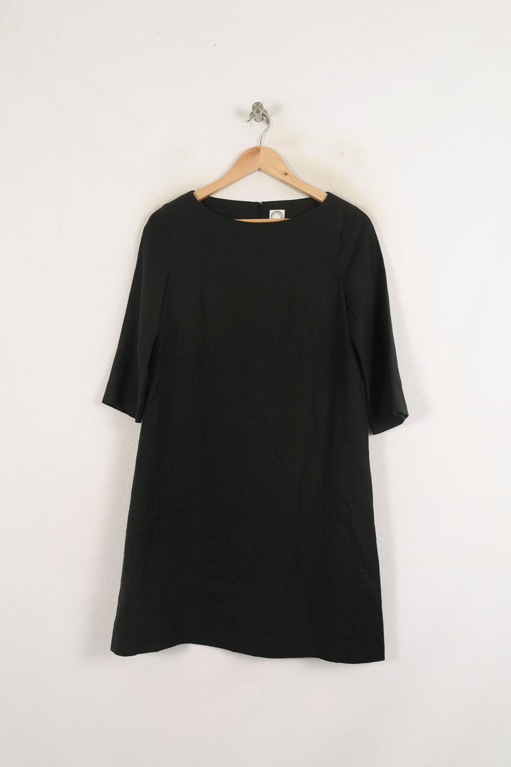 Robe Droite Noire - Taille S/36 de la marque Ines de la Fressange Paris | PARAD76572 - Vendu par Paradigme - Image 2