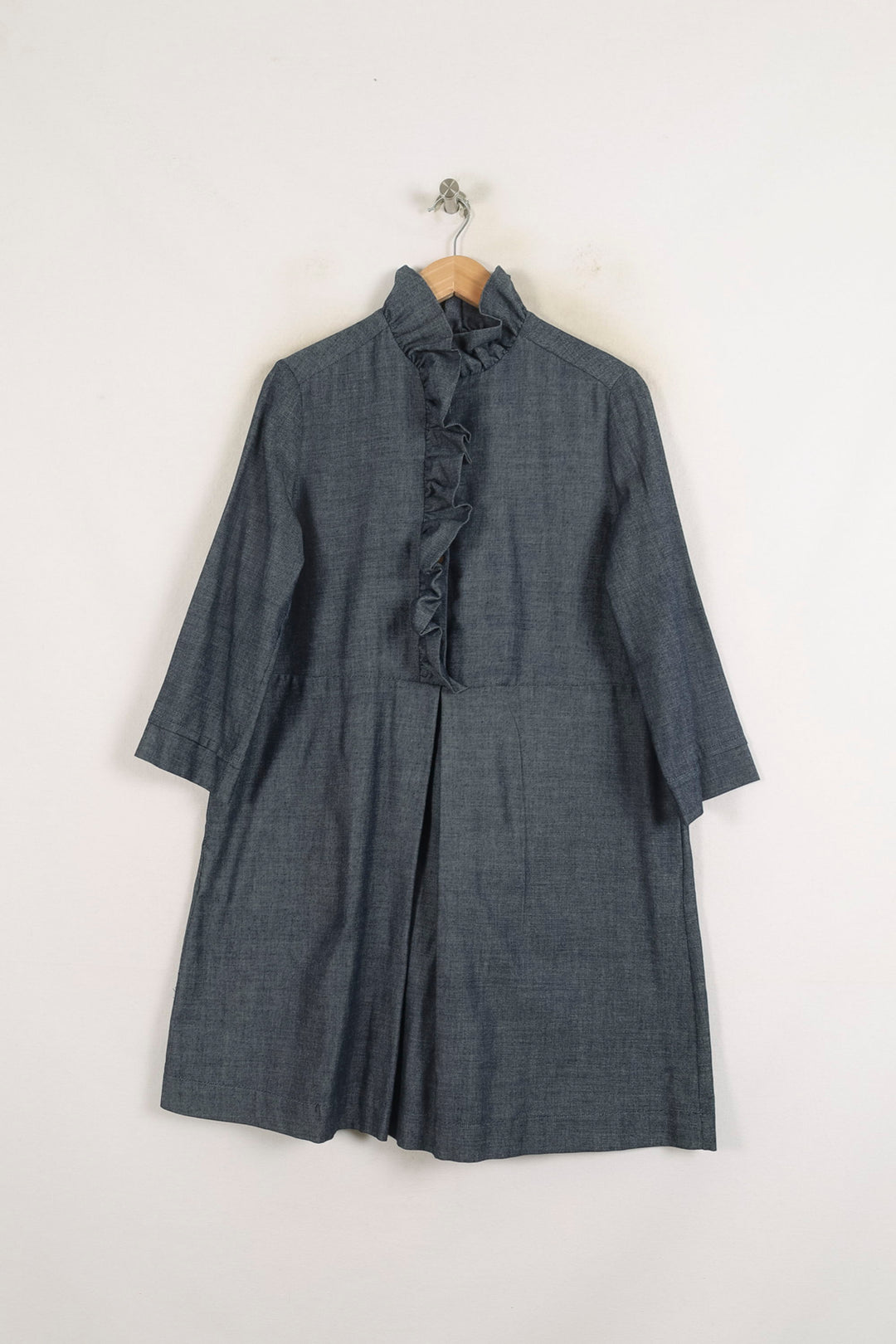 Robe Chemise Bleue - Taille S/36 de la marque Ines de la Fressange Paris | PARAD76573 - Vendu par Paradigme - Image 2