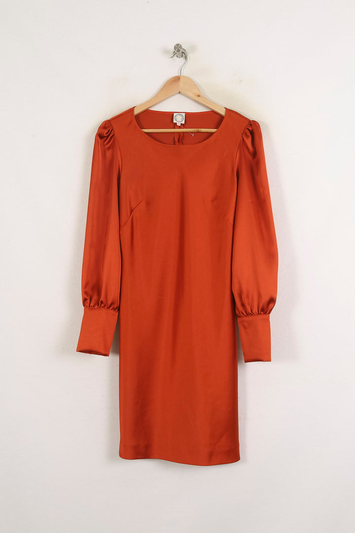 Robe Droite Bordeaux - Taille S/36 de la marque Ines de la Fressange Paris | PARAD76577 - Vendu par Paradigme - Image 2