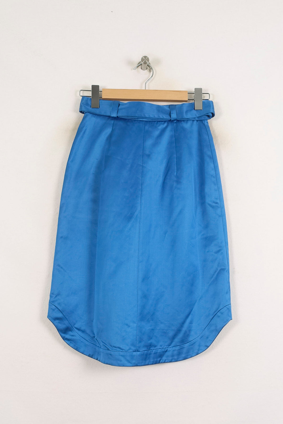 Jupe Boutonnée Bleue - Taille S/36 de la marque Ines de la Fressange Paris | PARAD76580 - Vendu par Paradigme - Image 4