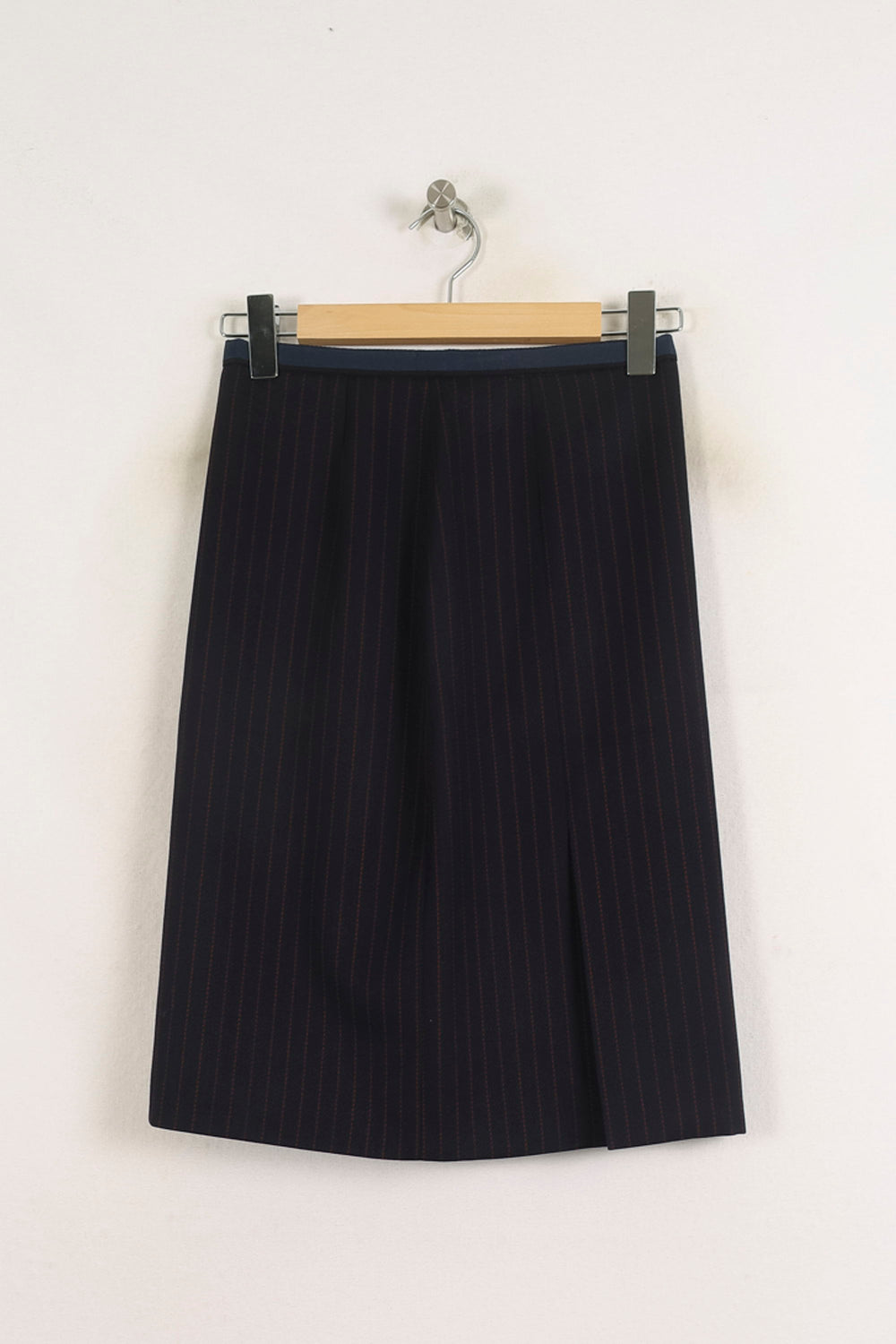 Jupe Droite Bleue - Taille S/36 de la marque Ines de la Fressange Paris | PARAD76581 - Vendu par Paradigme - Image 2