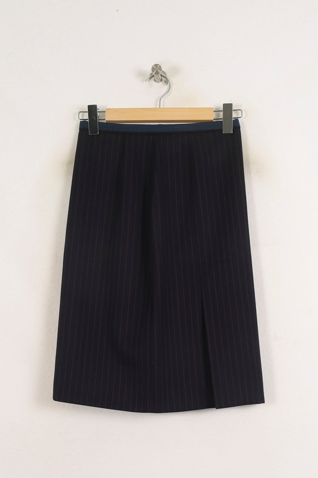 Jupe Droite Bleue - Taille S/36 de la marque Ines de la Fressange Paris | PARAD76581 - Vendu par Paradigme - Image 2