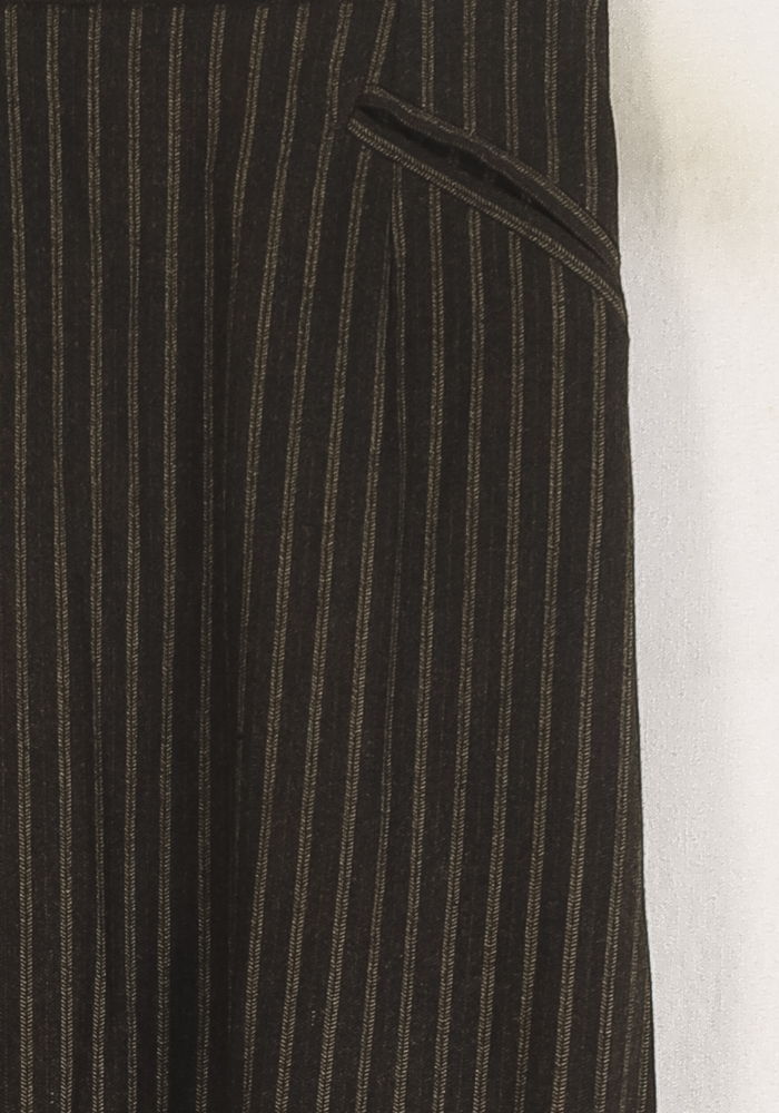 Jupe Longue Marron Rayée - Taille S/36 de la marque Ines de la Fressange Paris | PARAD76582 - Vendu par Paradigme - Image 3