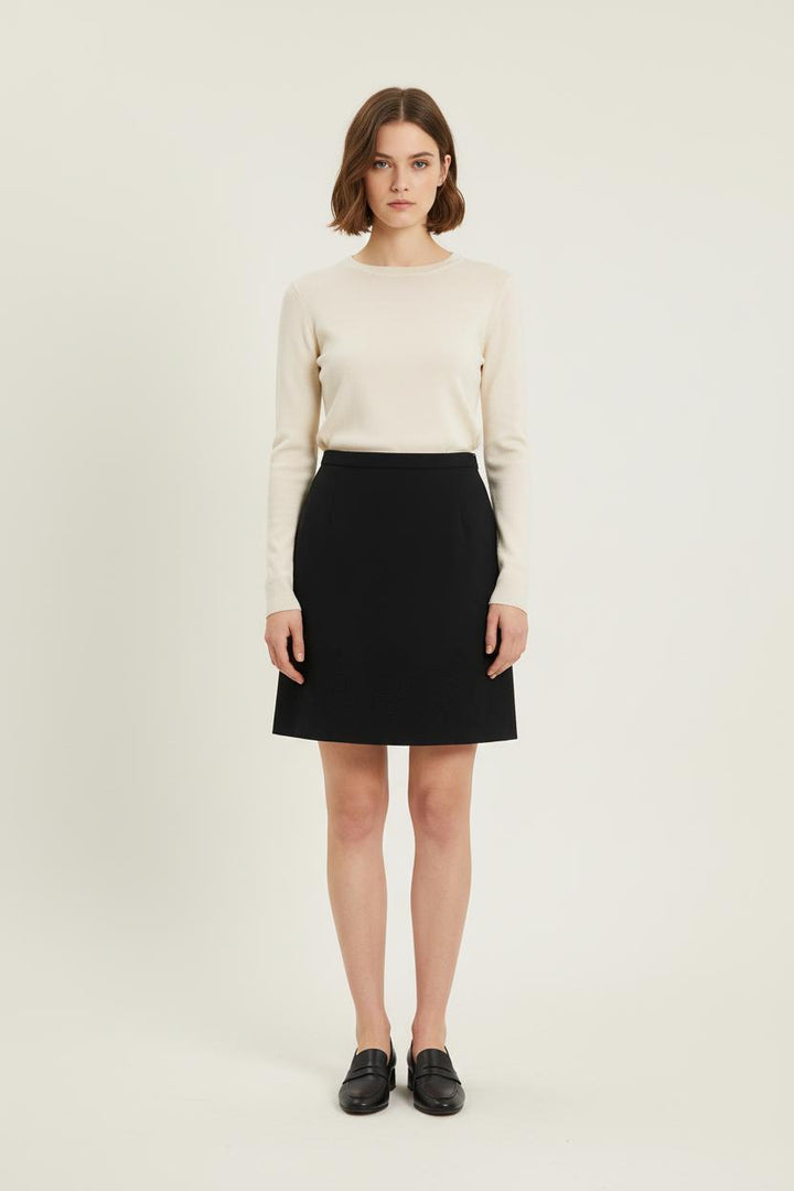 Jupe Courte Noire - Taille S/36 de la marque Ines de la Fressange Paris | PARAD76583 - Vendu par Paradigme - Image 1